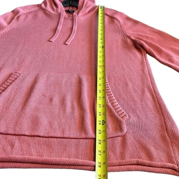 Chunky knit hoodie by Rails ,men Large,faded red ,like new!detailed,100 cotton - Picture 4 of 13